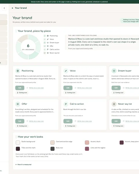 The C-Lion dashboard