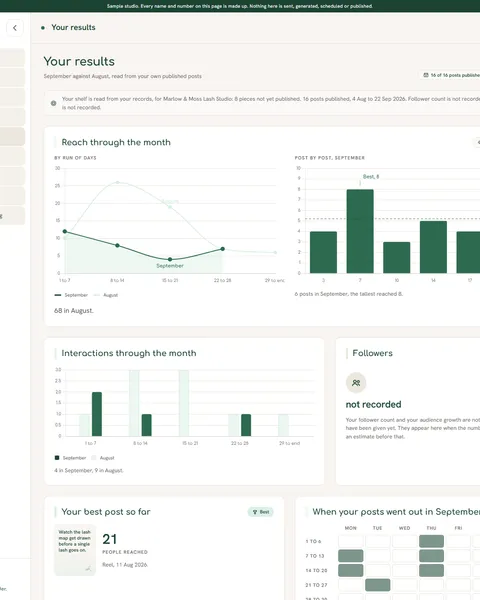 The C-Lion dashboard